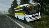 EP-04 | First Time driving Indian VRL Bus | Heavy rain | death drive gaming