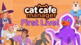 FIRST LIVE! | Cat Cafe Manager Gameplay #1