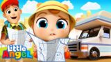 First Road Trip Song | Little Angel Kids Songs & Nursery Rhymes