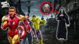 Franklin and Avengers Fight With EVIL NUN in GTA 5..