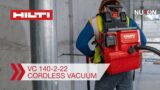 Hilti Nuron Cordless Vacuum VC 140-2-22 Features and Benefits