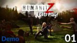 Humanitz Gameplay | Zombie Survival / Build / Craft | Demo Lets Play 01