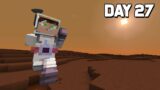 I Survived on Mars in Minecraft for One Month