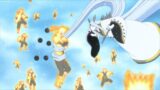 Kaguya proves to be a god when she absorbing ninjutsu and counter Naruto attacks easily