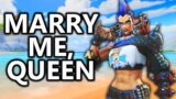 Kneeling Before Junker Queen In Overwatch 2