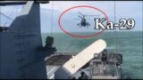 Landing Ka-29 On The PC "Vasily Bykov" Black Sea Fleet. Snake Island THIS IS GREAT!