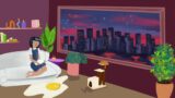 Lofi Beats with City View / Study – Reading Animation [ Lofi – Relaxing Beats ]