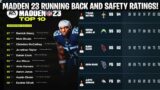 MADDEN 23 RUNNING BACK AND SAFETY RATINGS REVEALED! | MADDEN 23