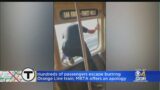 MBTA passengers jump out window after fire on Orange Line train