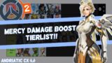 MERCY DAMAGE BOOST TIERLIST for the OVERWATCH 2 BETA!!