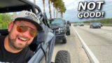 Maverick X3 tows blown up Duramax down I75… Gentry to the rescue!!