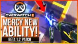 Mercy NEW Ability: Guardian Angel 2.0! Overwatch 2 Beta 1.2 Patch!