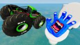 Monster Trucks Get Wrecked on Downhill of Death – BeamNG.drive Gameplay