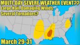 Multi-Day Severe Weather Outbreak Starts Next Tuesday! What we know