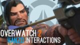 *NEW* Hanzo Interactions | Overwatch 2 Beta #overwatch #overwatch2 #hanzo #beta