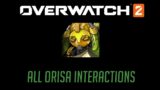 Overwatch 2 Closed Beta – All Orisa Interactions + Hero Specific Elimination