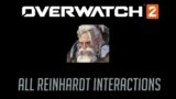 Overwatch 2 Closed Beta – All Reinhardt Interactions + Hero Specific Elimination