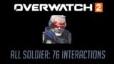 Overwatch 2 First Closed Beta – All Soldier: 76 Interactions + Hero Specific Eliminations