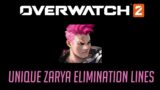 Overwatch 2 First Closed Beta – All Zarya Hero Specific Elimination Lines
