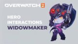 Overwatch 2 | Hero Interactions: Widowmaker