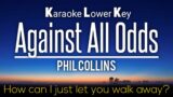 Phil Collins – AGAINST ALL ODDS TAKE A LOOK AT ME NOW Karaoke Lower Key -4