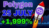 Polygon 25 July Prediction || Matic Price Prediction! Polygon News Today