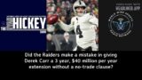 Raiders making a mistake extending Derek Carr?