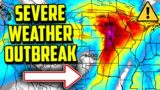 Severe Weather Outbreak Likely TODAY & TOMORROW With Strong Tornadoes, Huge Hail, and More