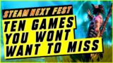 TEN Steam Next Fest Games You Don't Want to Miss | Gameoneer