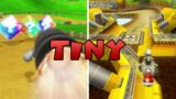 TINY and REVERSED Tracks in MARIO KART WII Mushroom Cup