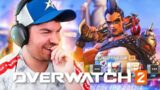 Tank main plays Junker Queen for the first time in the Overwatch 2 beta