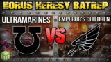 Ultramarines vs Emperor's Children Horus Heresy Live Battle Report