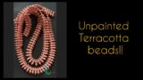 Unpainted terracotta beads |#airdryclay #terracottajewellery #terracottabeads #unpainted #handmade