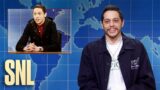 Weekend Update: Pete Davidson Says Goodbye for Now – SNL