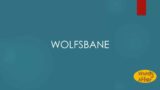 Wolfsbane Meaning