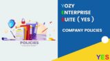 Yozy Enterprise Suite – YES | Company Policy