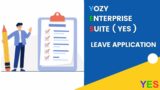 Yozy Enterprise Suite – YES | Leave Application