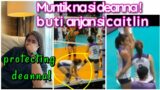 caitlin to the rescue protecting deanna! muntik ng masaktan?
