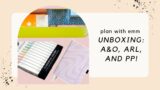 planner mail time! | unbox & review with me | plan with emm