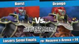 re: Heaven's Arena #14 Losers Semi Finals – Burst (Ganondorf) vs Orange (Ganondorf)