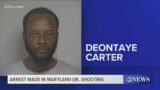 1 suspect arrested in relation to Maryland Drive shooting, other still at large