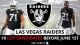 10 Potential Raiders Cut Candidates After 2022 NFL Draft & Free Agency Signings Ft. Denzelle Good