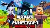 100 Days in the Hardcore Minecraft Trailer World