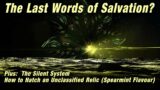 11 Aug 3308: The Last Words of Salvation? (Elite Dangerous: Spoilers)