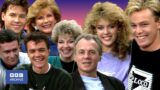 1987: Cast of NEIGHBOURS via SATELLITE! | Open Air | Classic Celebrity Interview | BBC Archive