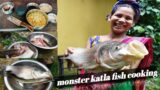 5kg katla fish cooking Naga style||rabha tribe northeast India