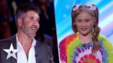 9-year-old Immi Davis DELIVERS with 'River' | Semi-Finals | BGT 2022