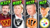 All 32 NFL Owners RANKED from WORST to FIRST for 2022…