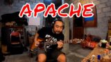 Apache (The Shadows) Surf Guitar Cover (Ivory Guitars Sodie Pop)