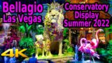 BELLAGIO LAS VEGAS STRIP CONSERVATORY SUMMER DISPLAY 2022 in 4K